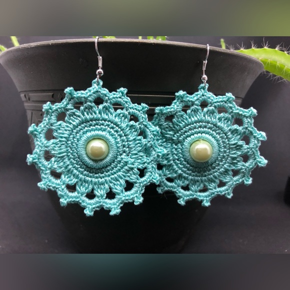 Crochet Earrings - Picture 1 of 1